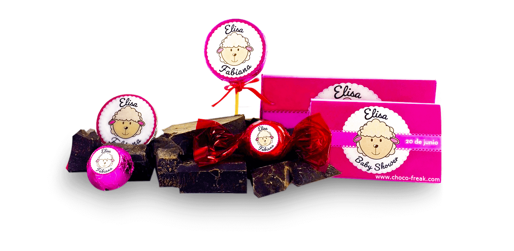 Chocolates Personalizados - Recuerdos para Baby Shower Originales en Guayaquil, Quito y Ecuador.